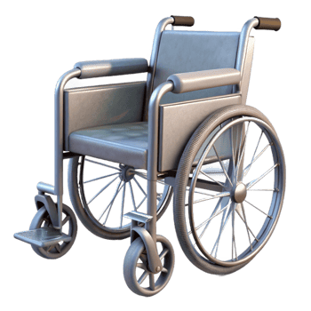 impressive modern Wheelchair Side View Transparent professional png