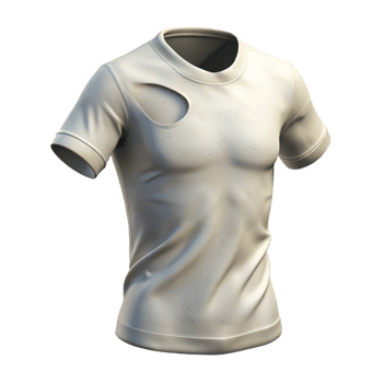 extraordinary contemporary White Cotton T Shirt Front View Cutout Transparent Background png