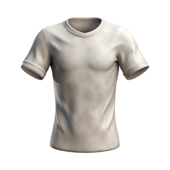 impressive contemporary White Cotton T Shirt Front View Cutout Transparent Background png