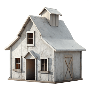 stunning abstract White Farmhouse Cutout Transparent Background genuine png