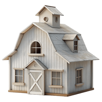 wonderful rustic White Farmhouse Cutout Transparent Background professional png