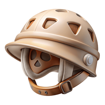 elegant minimalist Wildlife Rescue Helmet White Color Transparent Cutout png