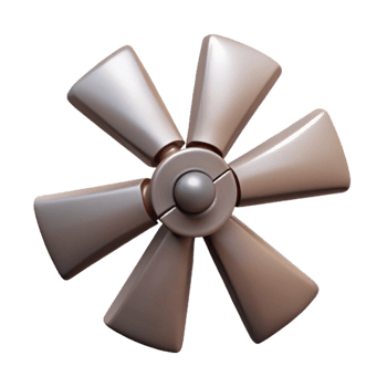 stunning modern Windmill Blades Transparent Rotating high resolution png