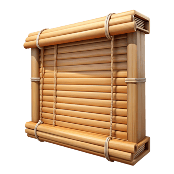 wonderful contemporary Window Blinds Bamboo Material Transparent Background professional png