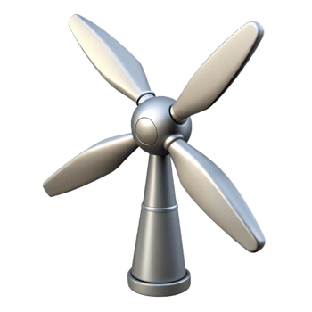 extraordinary artistic Wind Turbine Blades Rotating Isolated Element png