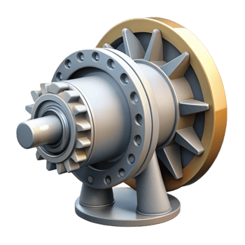 wonderful creative Wind Turbine Gearbox Diagram Isolated premium png