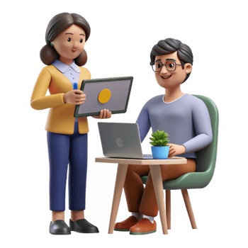 magnificent rustic Woman Sharing Screen During Online Meeting Cutout high resolution png