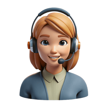 vibrant minimalist Woman Wearing Headset During Call Isolated authentic png