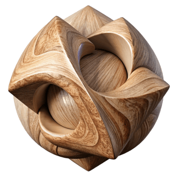 extraordinary contemporary Wooden Abstract Form Natural Texture Cutout Element detailed png
