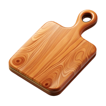 stunning rustic Wooden Cutting Board Isolated premium png
