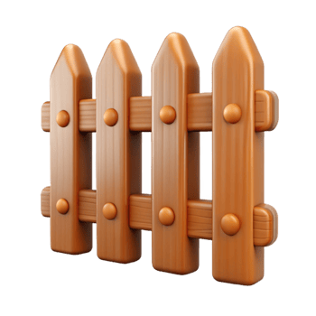 extraordinary minimalist Wooden Fence Transparent Background Rustic Wood professional png