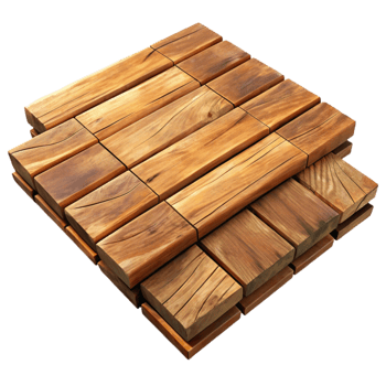 beautiful minimalist Wooden Flooring Planks Arranged Isolated high resolution png