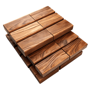 beautiful abstract Wooden Flooring Planks Arranged Isolated premium png