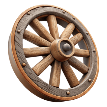 stunning modern Wooden Wheelbarrow Wheel Cutout original png