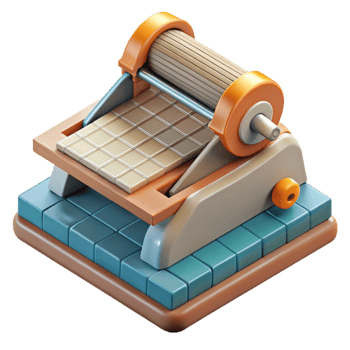 serene minimalist Work Bench Wooden with Tools Isolated professional png