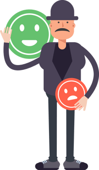 Old Man Character and Emoticon Sign png