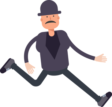 Old Man Character Walking png