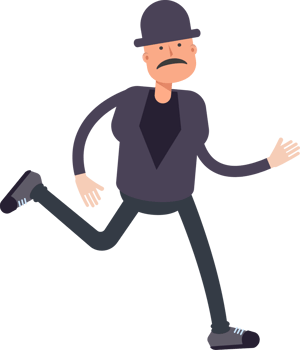Old Man Character Running png