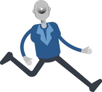 Robot Employee Character Walking png