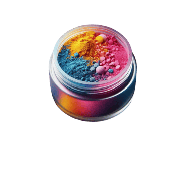 Colorful Swirl Sphere in a Box png
