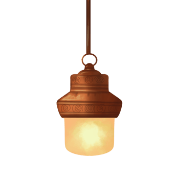 Hanging Vintage Pendant Light png