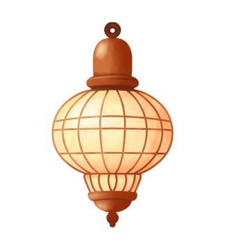 Illustration of Decorative Hanging Lantern png