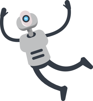 White Humanoid Character Relaxing and Jumping Illustration png