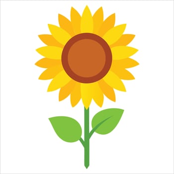 Detailed Sunflower for Nature Lovers vector