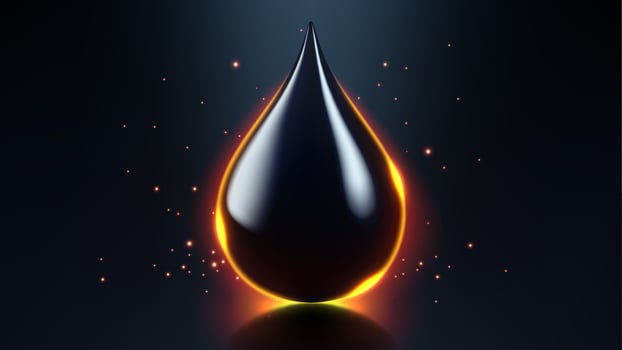 High Quality Crude Oil Drop Isolated on Dark, Shiny Droplet, Different From Similar , Illustration vector