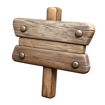 magnificent vintage Aged Wooden Sign on Transparent Background exclusive png