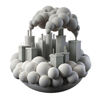 extraordinary abstract Air Pollution Smog Over City Gray Hue Element high resolution png