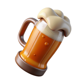 wonderful vintage Amber Ale with Visible Carbonation Cutout professional png