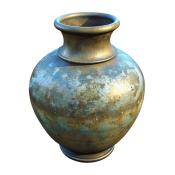 stunning artistic Ancient Chinese Vase Element detailed png