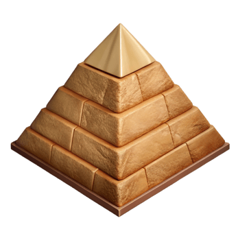 extraordinary modern Ancient Egyptian Pyramid Side View original png
