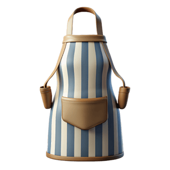 magnificent abstract Apron Cotton Striped on Transparent Background png