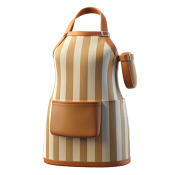 stunning abstract Apron Cotton Striped on Transparent Background authentic png
