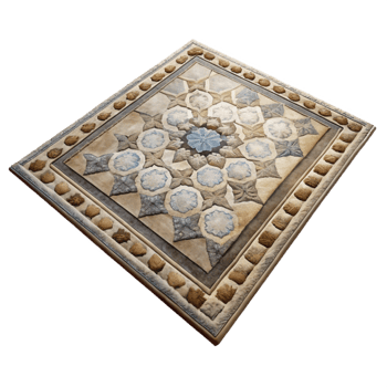 dramatic rustic Area Rug Geometric Pattern Transparent Background professional png