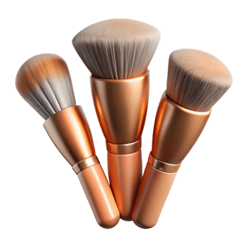 extraordinary creative Artist Brushes Set on White Background authentic png
