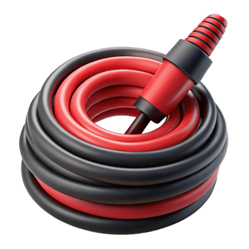 magnificent modern Audio Cable Coiled Red and Black Cutout genuine png