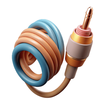 stunning artistic Audio Cable Connectors Optical and Coaxial Transparent png