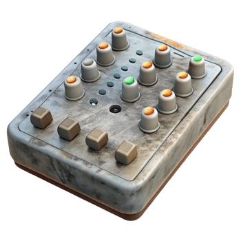 serene modern Audio Mixer Channel Strip Close Up professional png