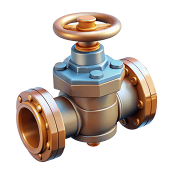 serene rustic Automated Irrigation System Valves Close Up Element exclusive png