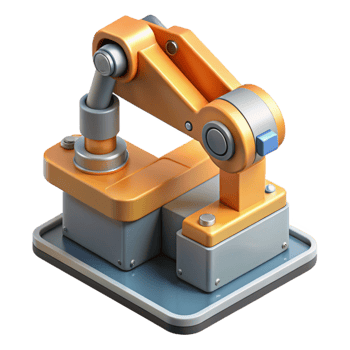 extraordinary artistic Automated Painting Robot Isometric View original png