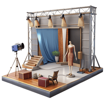 stunning traditional Backstage Fashion Show Chaos Cutout exclusive png