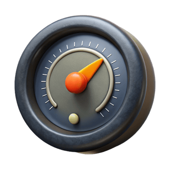 magnificent traditional Barometer Needle Pointing to Low Pressure high resolution png