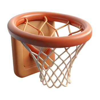 extraordinary artistic Basketball Hoop Net Detail Cutout original png