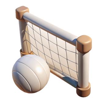 stunning vintage Beach Volleyball Net White Lines Element high quality png