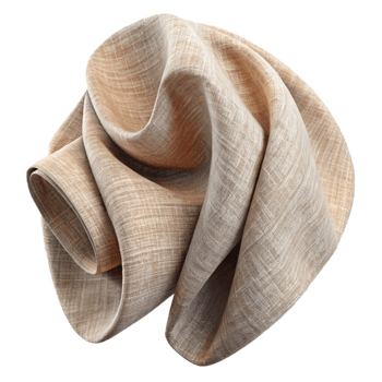 vibrant contemporary Beige Linen Fabric Texture Close Up png