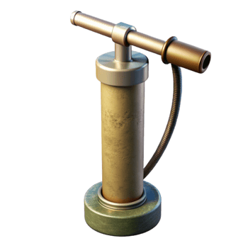 extraordinary vintage Bicycle Pump Close Up Cutout high quality png