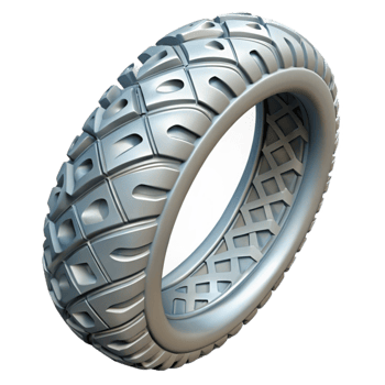 elegant contemporary Bicycle Tire Tread Pattern Close Up Transparent Background png
